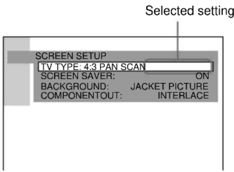 SONY DAV-C990 - Select a setting using ↑/↓, then press ENTER. - 1