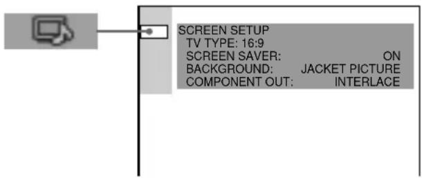SONY DAV-C990 - Settings for the Display (SCREEN SETUP) - 5