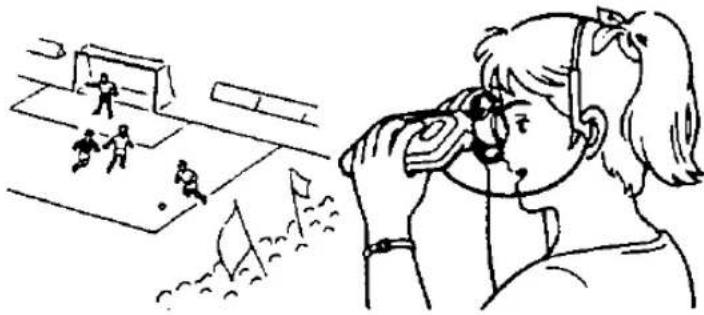 SONY SRF-X90 - Using the Monocular - 1
