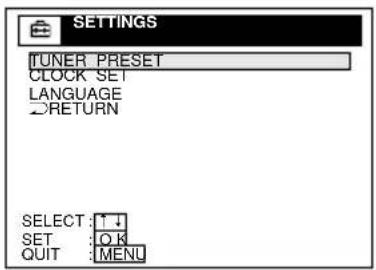SONY SLV-669HF - Selecting a language - 3