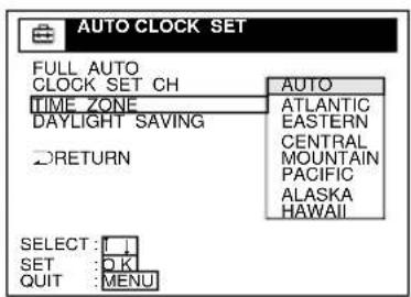 SONY SLV-669HF - If the clock is not activated - 8