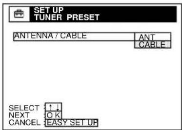 SONY SLV-669HF - Hookup 4: VCR setup - 4