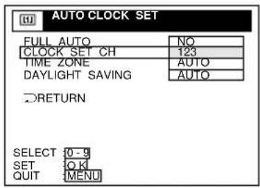 SONY SLV-669HF - If the clock is not activated - 6