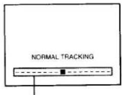 SONY SLV-360 - Adjusting the tracking - 1