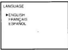 SONY SLV-360 - Selecting a language - 4