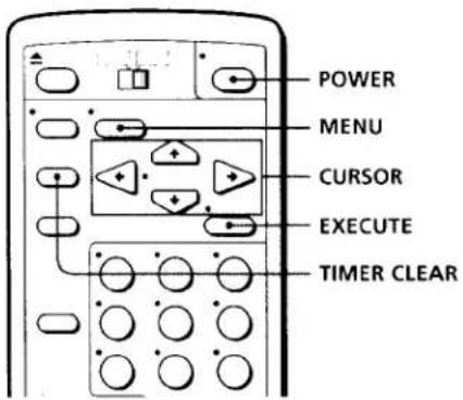 SONY SLV-360 - Checking/ changing/ cancelling timer settings - 1