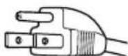 SONY SLV-N55 - For the set with a three-wire grounding type ac plug: - 1