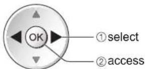 PANASONIC Viera TX-L32D28BW - Select the content - 2