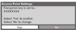 PANASONIC Viera TX-L32D28BW - Search for access point■ - 10