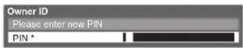 PANASONIC Viera TX-L32D28BW - Input Owner ID - 1