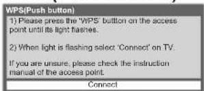 PANASONIC Viera TX-L32D28BW - ■WPS(Push button) - 1
