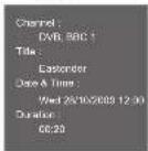 PANASONIC Viera TX-L32D28BW - For registered USB HDD - 3