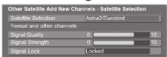 PANASONIC Viera TX-L32D28BW - Add Other Sat. channel automatically Add New Channels - 1