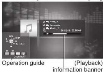 PANASONIC Viera TX-L32D28BW - ■How to operate in the playback - 1