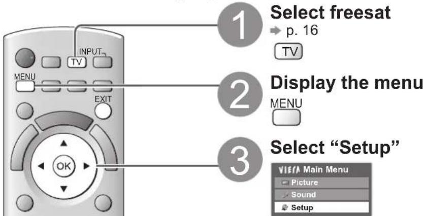 PANASONIC Viera TX-L32D28BW - freesat channels - 1