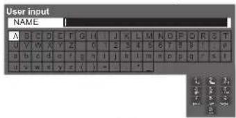 PANASONIC Viera TX-L32D28BW - Set characters one by one - 1