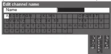 PANASONIC Viera TX-L32D28BW - To edit channels■ - 8