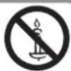 PANASONIC Viera TX-L32D28BW - To prevent the spread of fire, keep candles or other open flames away from this product at all times - 1