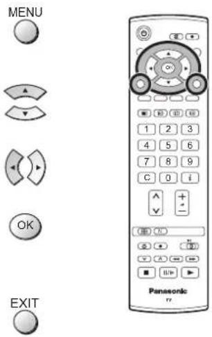 PANASONIC Viera TX-26LX6F - Using the On Screen Displays - 1