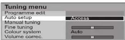 PANASONIC Viera TX-26LX6F - Setup menu - 5
