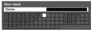 PANASONIC Viera TX-L32S10E - Characters table for numeric buttons - 2