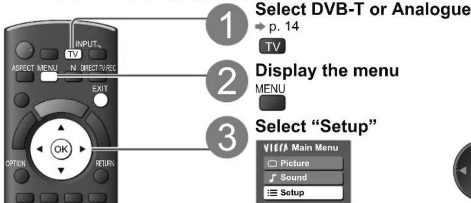 PANASONIC Viera TX-L32S10E - DVB-T or Analogue channels - 1