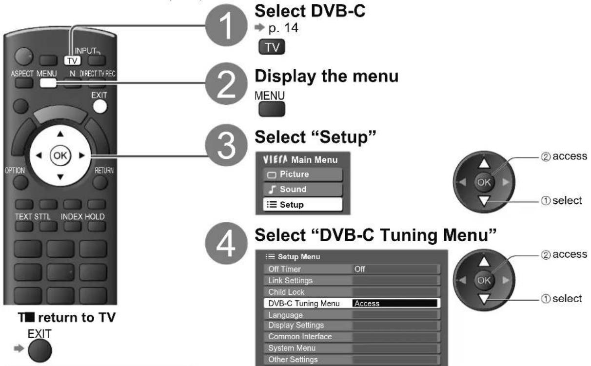 PANASONIC Viera TX-L32S10E - DVB-C channels - 1