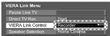 PANASONIC Viera TX-L32S10E - If multiple recorders or players are connected - 2