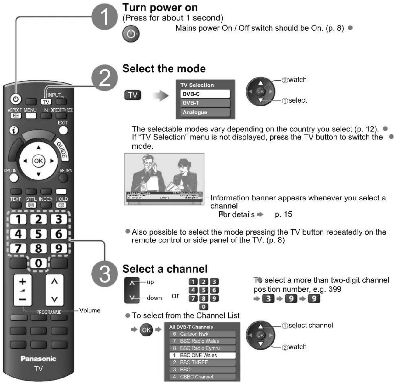 PANASONIC Viera TX-L32S10E - Watching TV - 1