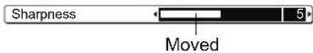 PANASONIC Viera TX-L32S10E - ■ Adjust using the slide bar - 1