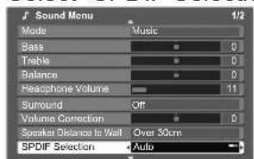 PANASONIC Viera TX-L32S10E - Audio Settings - 10