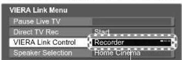 PANASONIC Viera TX-L32S10E - If multiple recorders or players are connected - 3
