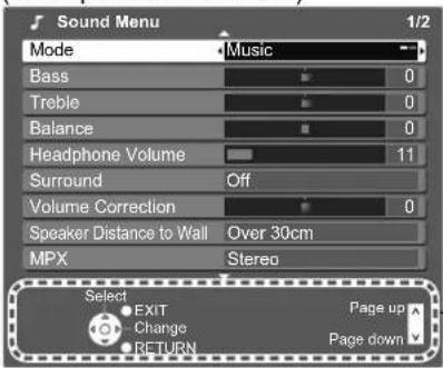PANASONIC Viera TX-L32S10E - ON SCREEN HELP Instructions box - Operation guide - 1