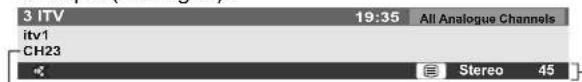 PANASONIC Viera TX-L32S10E - Display Information banner - 3