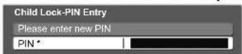 PANASONIC Viera TX-L32S10E - Control channel audience Child Lock - 1