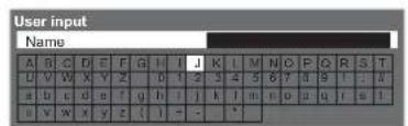 PANASONIC Viera TX-L19D28EW - ■Enter characters by free input menu - 1