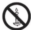 PANASONIC Viera TX-L19D28EW - To prevent the spread of fire, keep candles or other open flames away from this product at all times - 1