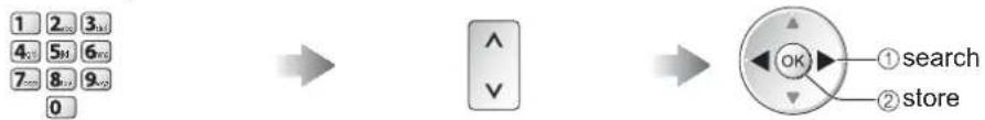 PANASONIC Viera TX-L19D28EW - ■Manual Tuning - 2