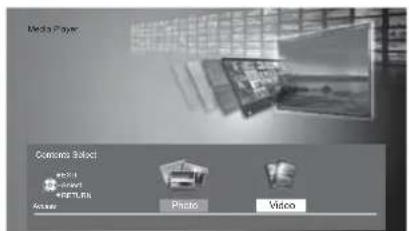 PANASONIC Viera TX-L19D28EW - Select "Video" - 1