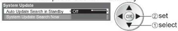 PANASONIC Viera TX-L19D28EW - To update automatically - 1