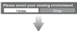 PANASONIC Viera TX-L19D28EW - Select "Home" viewing environment to use in your home environment. - 3