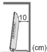 PANASONIC Viera TX-L19D28EW - Do Not block the rear air vents ■ - 2