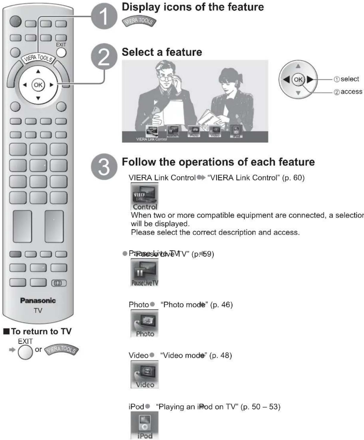 PANASONIC Viera TX-L19D28EW - How to Use VIERA TOOLS - 1