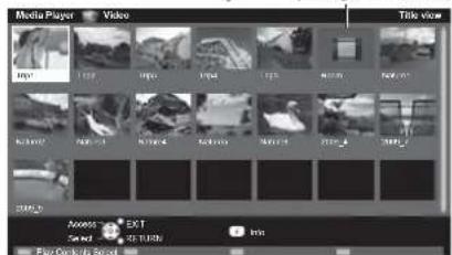 PANASONIC Viera TX-L19D28EW - Select "Video" - 4