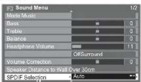 PANASONIC Viera TX-L19D28EW - Audio output settings - 6