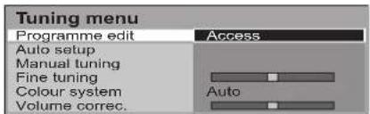PANASONIC Viera TX-26LX62F - Setup menu - 2