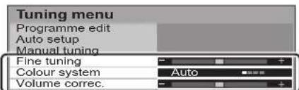 PANASONIC Viera TX-26LX62F - Setup menu - 7