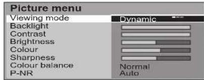 PANASONIC Viera TX-26LX62F - Setup menu - 1