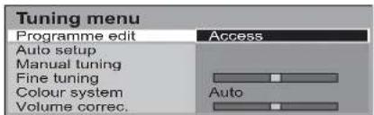 PANASONIC Viera TX-26LE60F - Setup menu - 2