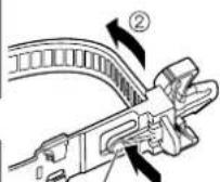 PANASONIC TH-58PF20ER - AC cord connection and fixing, cable fixing - 6